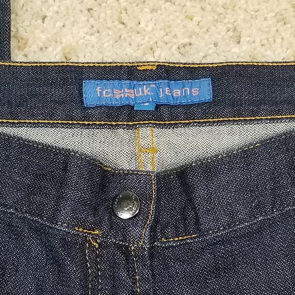FCUK Dark Wash Bootcut Jeans Size 10 - Picture 5 of 8